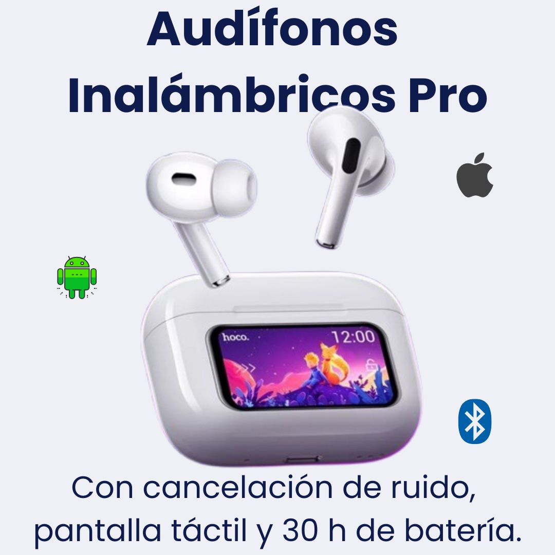 Audífonos Inalámbricos Pro Con Cancelación de Ruido
