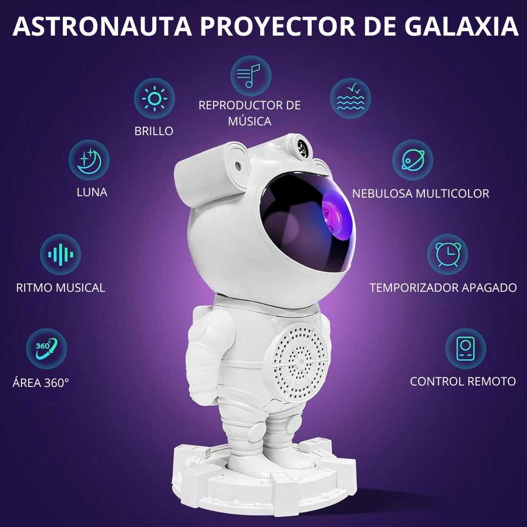 Astronauta Proyector de Galaxia