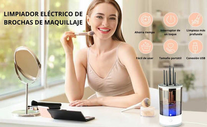 Limpiador Eléctrico De Brochas De Maquillaje